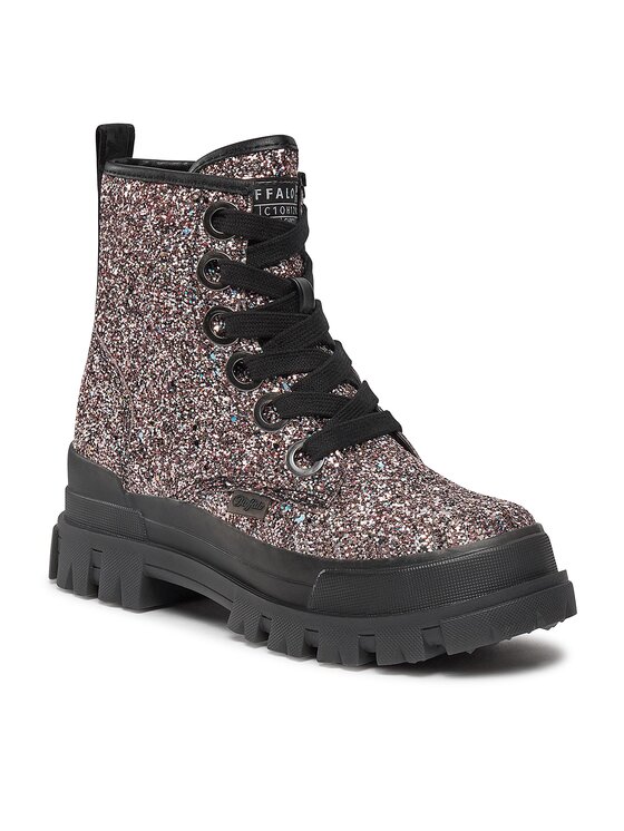Buffalo Buffalo Trapper stila apavi Aspha Lace Up Hi 1622312 Daudzkrāsains