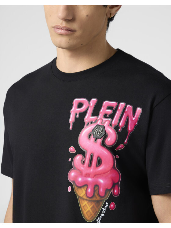 PHILIPP PLEIN PHILIPP PLEIN T-Shirt 30608 Czarny Regular Fit