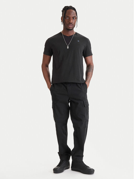 G-Star Raw G-Star Raw Póló Base-S D16412-336-6484 Fekete Regular Fit