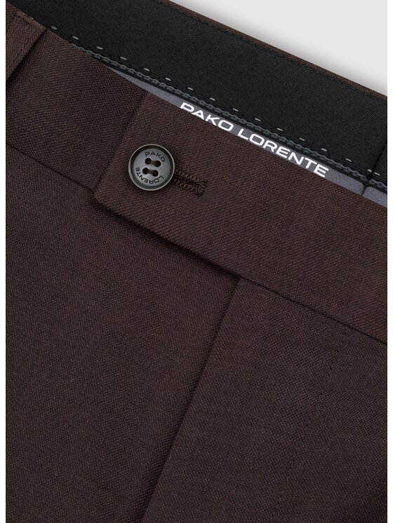 Pako Lorente Pako Lorente Spodnie garniturowe P26SF-6G-013 Brązowy Slim Fit