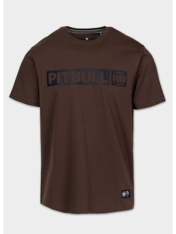 PITBULL PITBULL T-Shirt HILLTOP Brązowy Regular Fit
