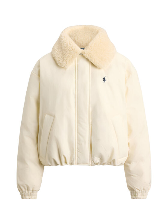 Polo Ralph Lauren Polo Ralph Lauren Пухено яке 211A97141004 Кремав Loose Fit