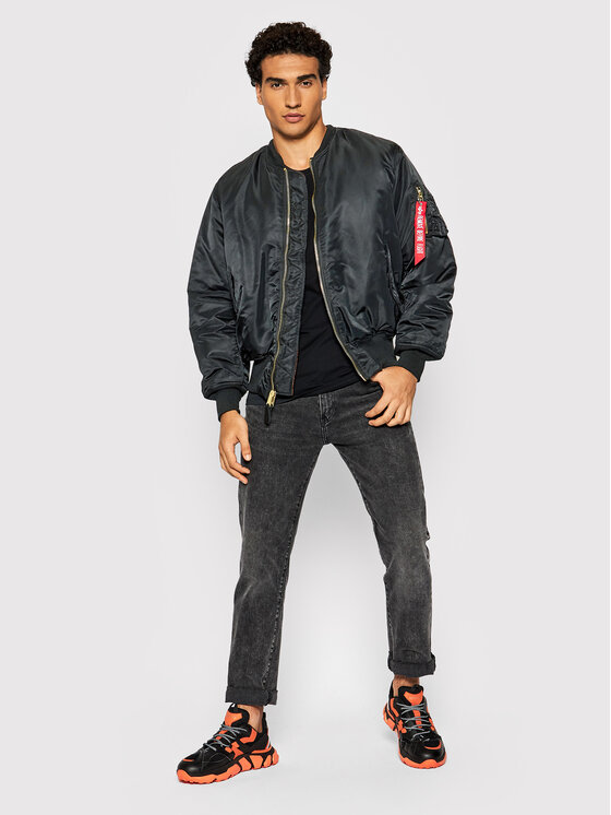 Alpha Industries Alpha Industries Bunda bomber Ma-1 100101 Černá Regular Fit