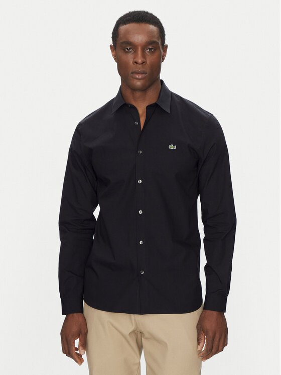 Lacoste Lacoste Srajca CH5620 Mornarsko modra Slim Fit