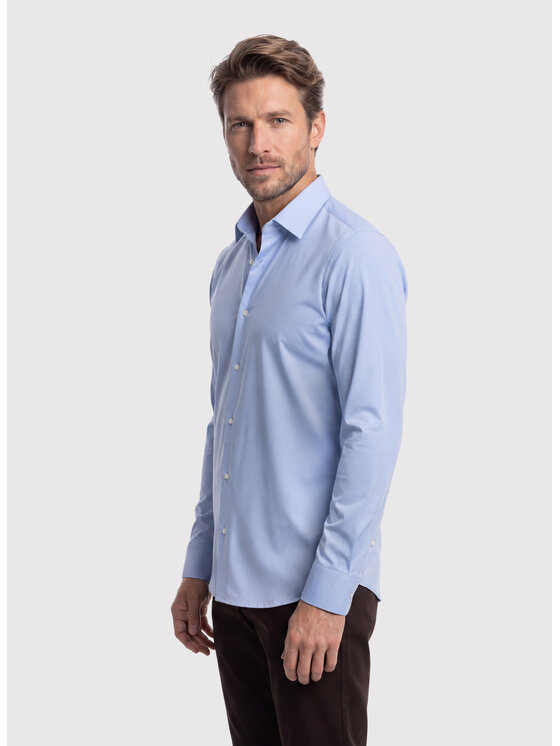 Pako Lorente Pako Lorente Koszula P26WF-1X-011 Niebieski Slim Fit