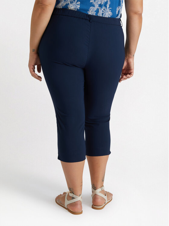 Fiorella Rubino Fiorella Rubino Pantaloni di tessuto P143L102165N034 Blu Slim Fit