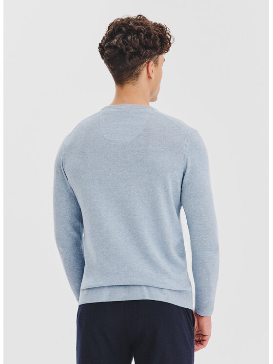 Pako Lorente Pako Lorente Sweter P25WB-2X-027 Błękitny Classic Fit