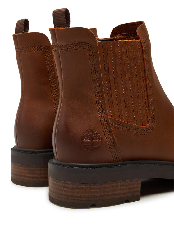 Timberland Timberland Kotníková obuv s elastickým prvkem Brimfield TB0A2PBBEM41 Hnědá