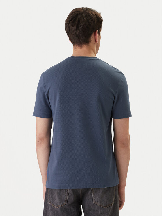 BOSS BOSS Tricou Tiburt 240 50452680 Albastru Regular Fit