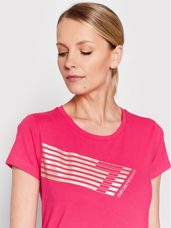 T-shirt 3LTT31 TJDSZ 1410 Rosa Regular Fit