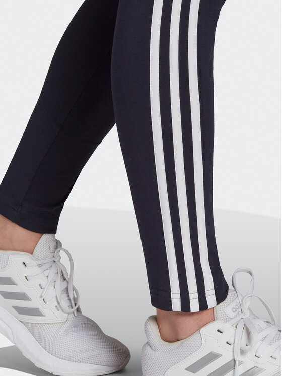 adidas Legginsy 3 Stripes Leggings H07771 Niebieski | Modivo.pl