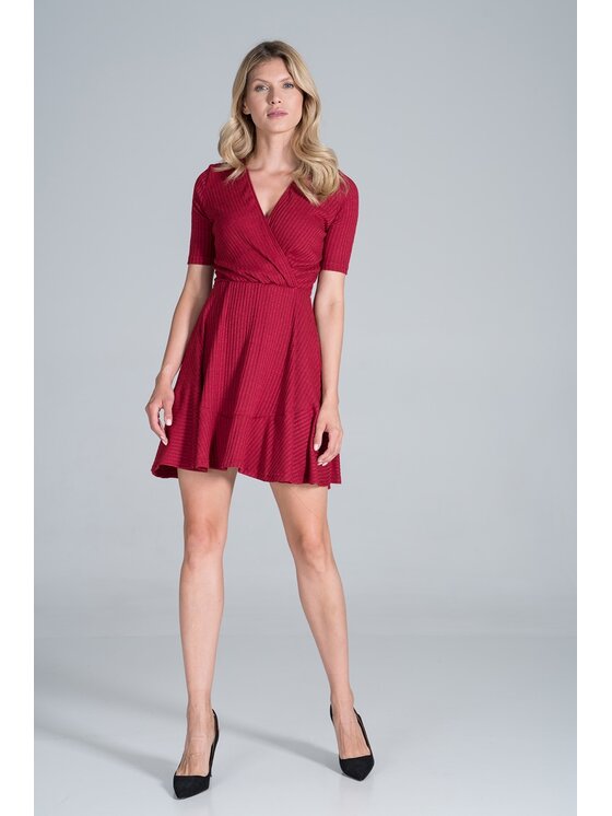FIGL FIGLFIGL Vestito M821 Rosso Regular Fit