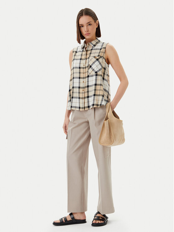 Barbour Barbour Košeľa LSH1670SN51 Béžová Regular Fit