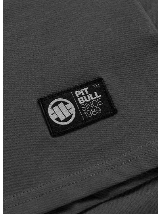 PITBULL PITBULL T-Shirt PITBULL WORLD Szary Regular Fit