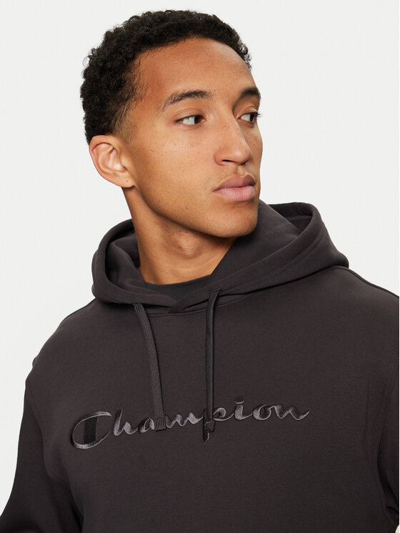 Champion Champion Μπλούζα 220271 Μαύρο Relaxed Fit