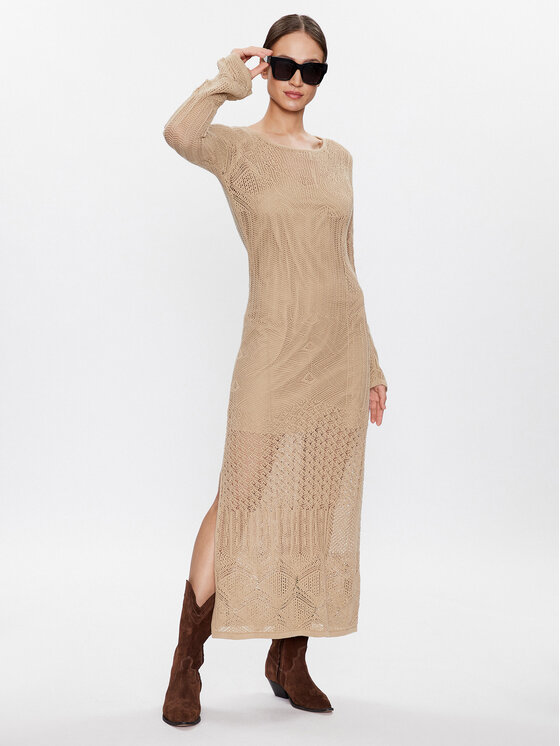 Herskind Herskind Haljina za svaki dan Kennedy 4740921 Bež Slim Fit