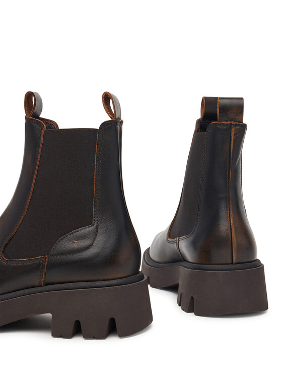 Tamaris Tamaris Kotníková obuv s elastickým prvkem 1-25422-47 Tmavě hnědá