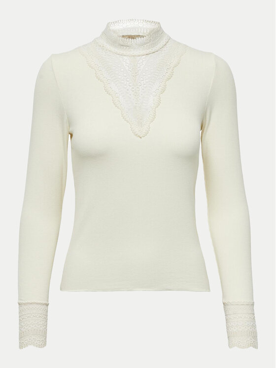 ONLY ONLY Majica Tilde 15207788 Bež Stretch Fit