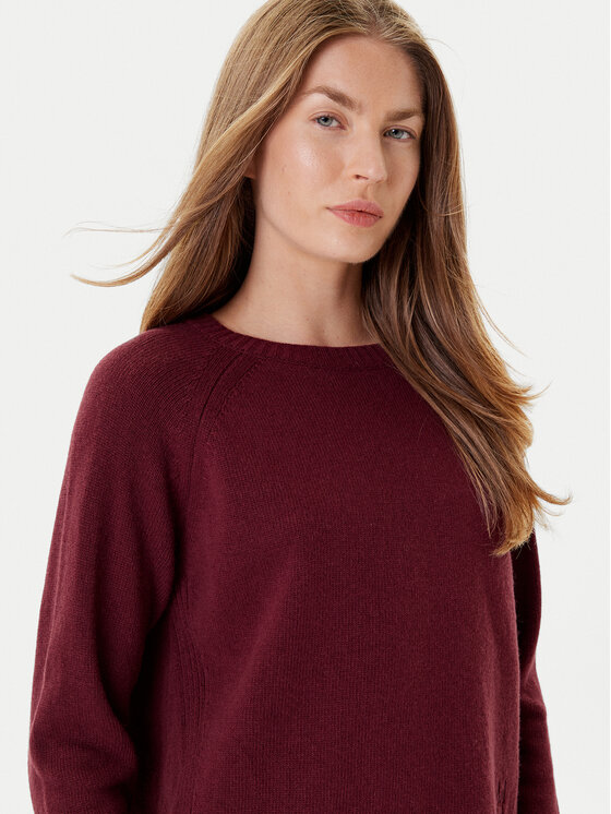 Marella Marella Sweter Celia 2523366215 Bordowy Regular Fit
