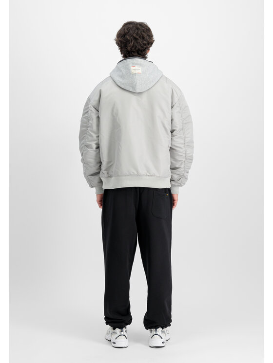 Alpha Industries Alpha Industries Kurtka bomber MA-1 D-Tec Studio Bomber Jacket Szary Regular Fit