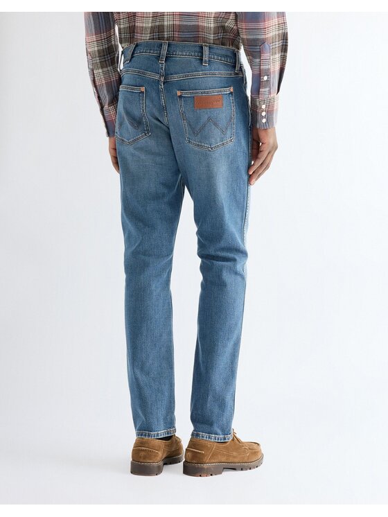 Wrangler Wrangler Jeansy LARSTON Niebieski Slim Fit