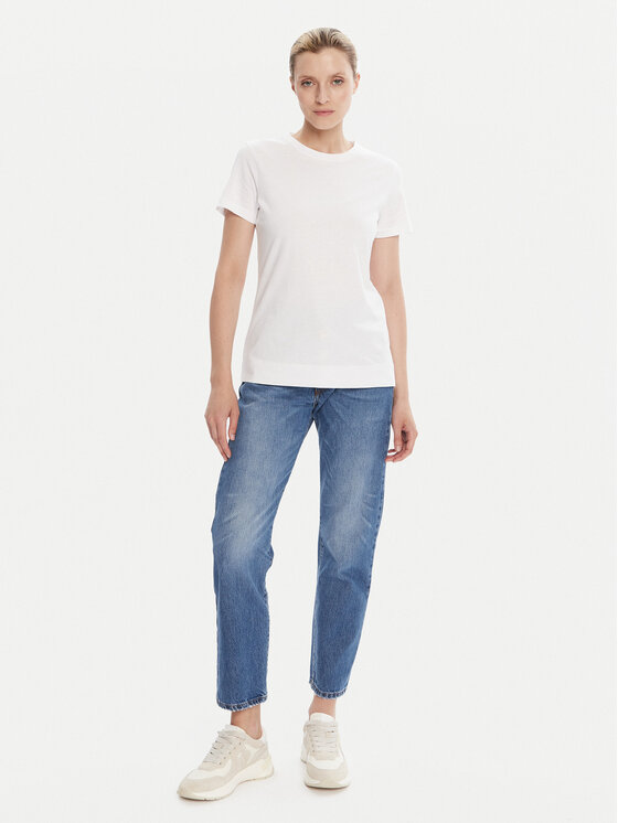 JOOP! JOOP! Majica 58 253JE58Tia 30049367 Bela Slim Fit
