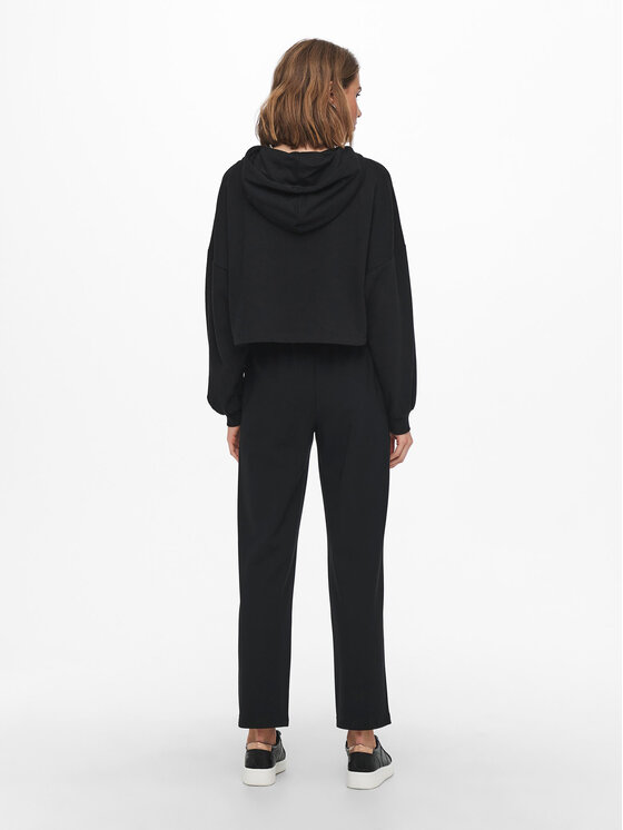 ONLY ONLY Spodnie materiałowe 15235076 Czarny Loose Fit