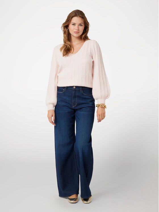 Guess Guess Sweter 169465 Różowy Classic Fit