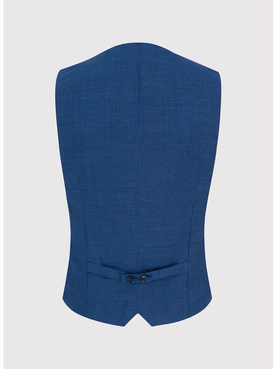 Pako Lorente Pako Lorente Kamizelka P24SP-8X-002 Granatowy Slim Fit