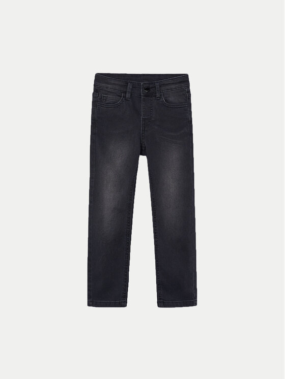 Mayoral Mayoral Jeans hlače 504 Črna Slim Fit