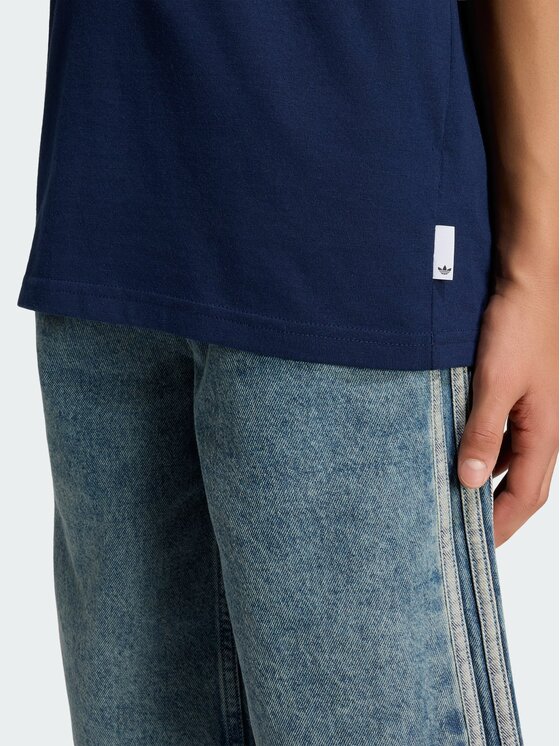 adidas adidas T-Shirt 165597 Granatowy Loose Fit
