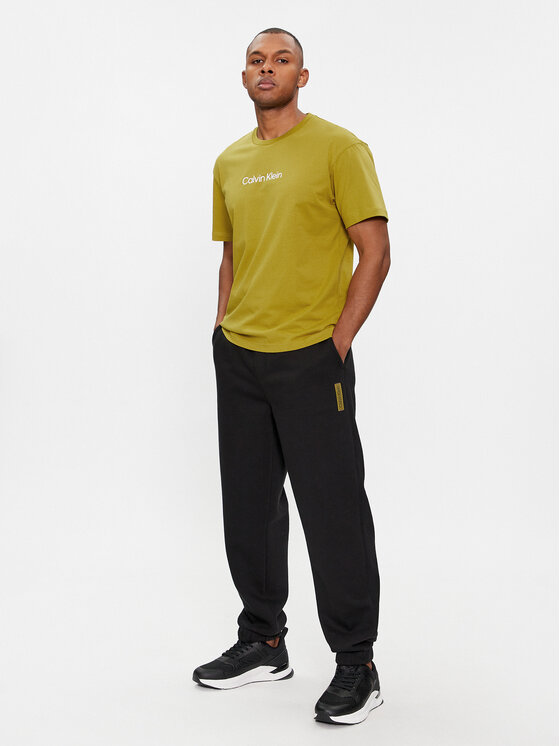 Calvin Klein Calvin Klein T-Shirt Hero K10K111346 Zielony Regular Fit
