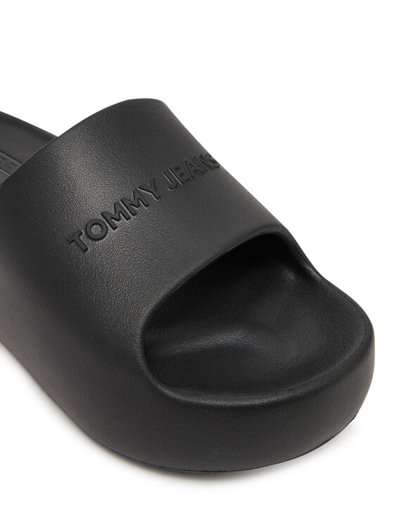 Tommy Jeans Tommy Jeans Klapki Tjw Chunky Pool Slide Ess EN0EN02879 Czarny