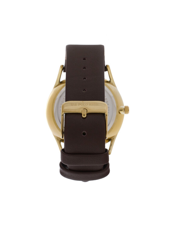 U.S. Polo Assn. U.S. Polo Assn. Rinkinys: laikrodis ir apyrankė Colin USP6376TW Auksinė