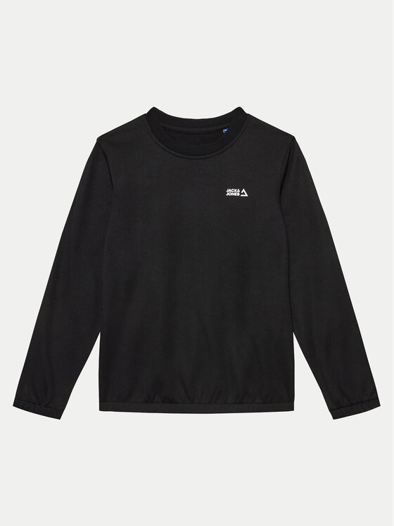 Chłopięca Bluza Jack&Jones Junior, Rozmiar 140, Czarna, Basic 12263315
