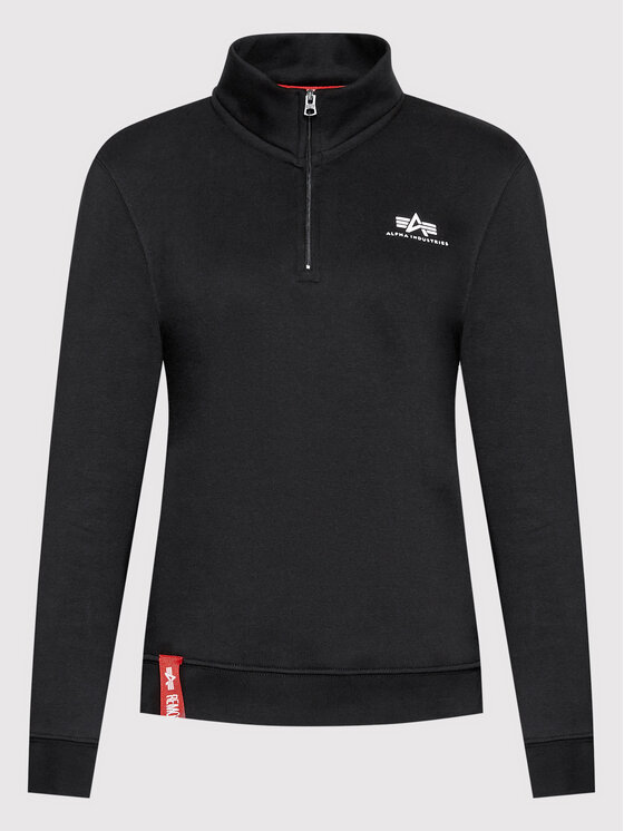 Alpha Industries Alpha Industries Jopa Half Zip 108030 Črna Regular Fit