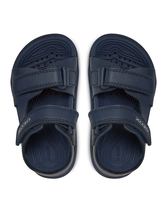 Geox Geox Sandale J Sandal Fusbetto Bo J45HMA 000BC C4002 M Tamnoplava