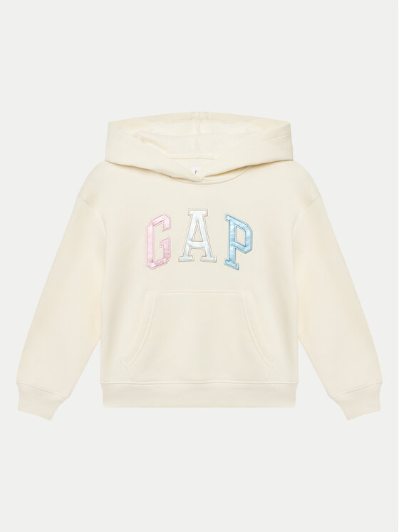 Gap Gap Majica dugih rukava 590866-01 Bež Regular Fit
