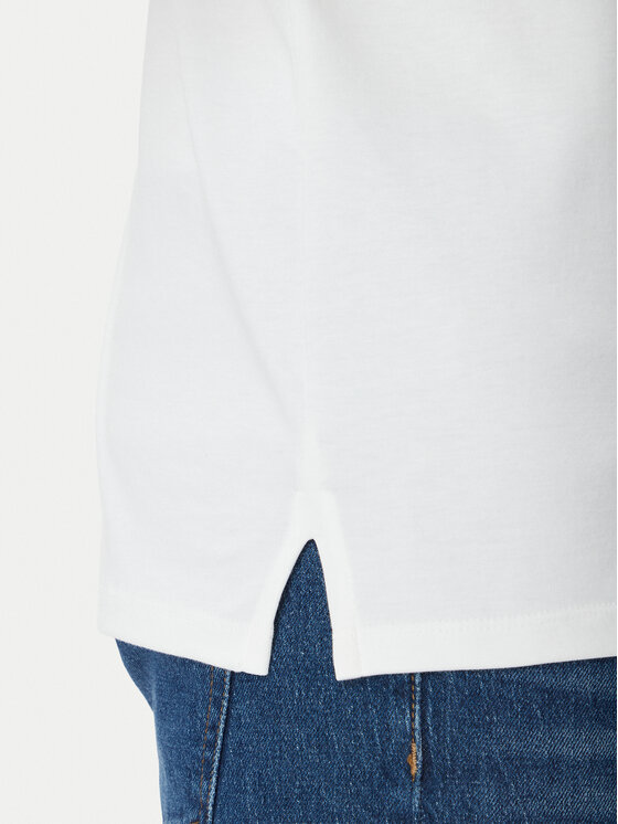 Calvin Klein Calvin Klein Тениска с яка и копчета Supima LV04LH240G Бял