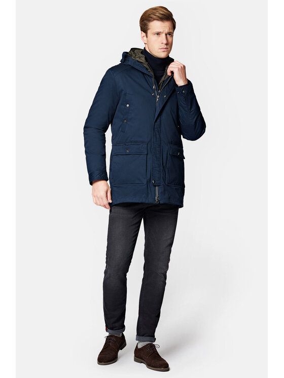 Lancerto Lancerto Kurtka zimowa Melbourne KU097223000005 Granatowy Regular Fit