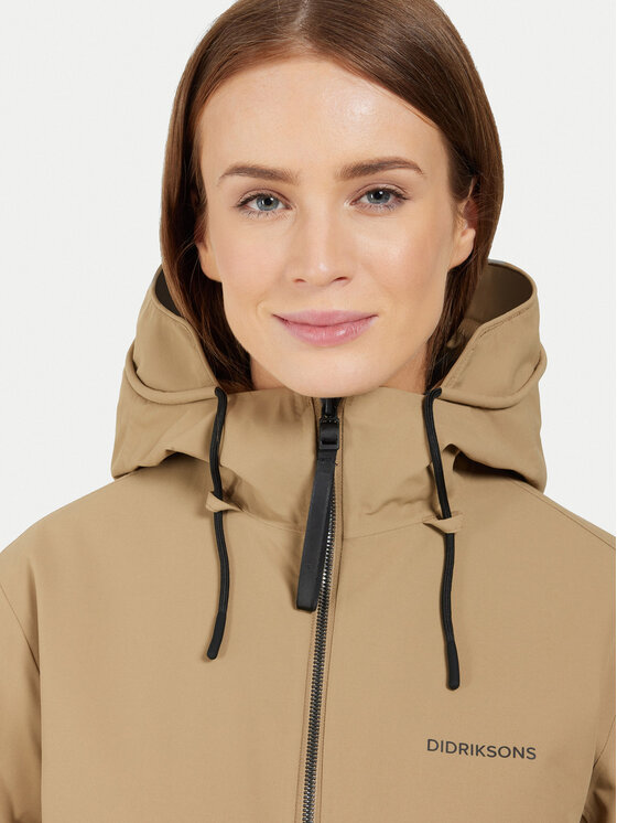 Didriksons Didriksons Hanorac Fia 505372 Bej Relaxed Fit