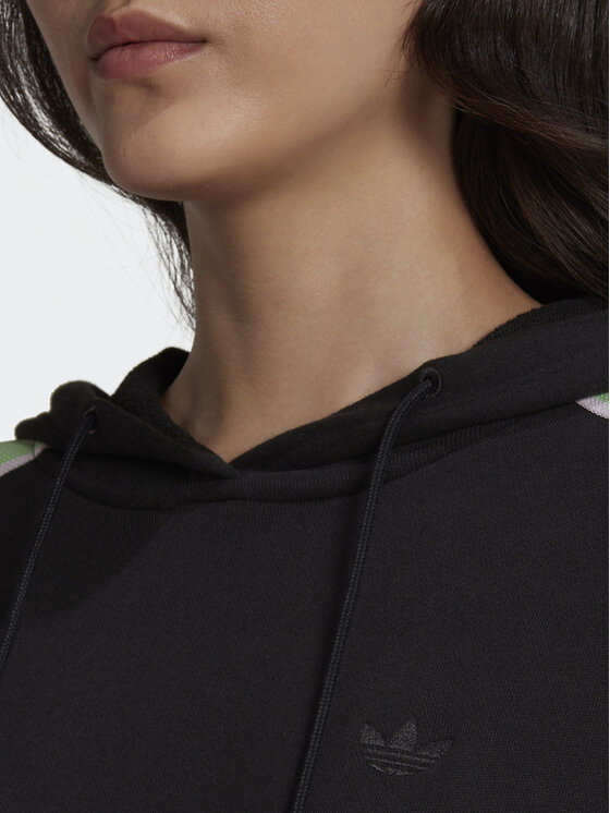 Adidas tape hoodie black outlet