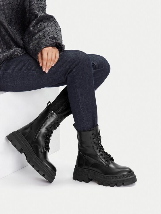 Badura Badura Schnürschuhe EO-AMBER-4808-25 Schwarz