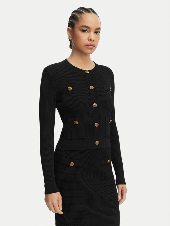 Guess Cardigan W5YR09 Z0130 Negru Regular Fit