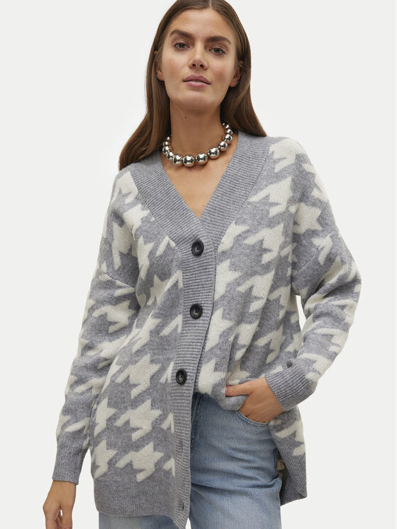 Vero Moda Vero Moda Pletena jopica Mira 10311091 Siva Regular Fit