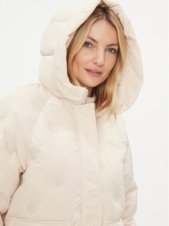 Rinascimento Rinascimento Kurtka zimowa CFC0113536003 Écru Regular Fit
