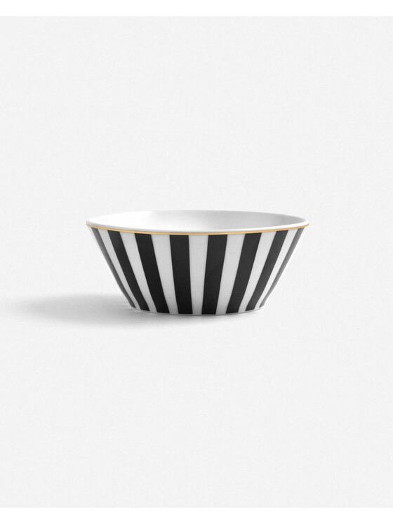 La Mania La Mania Miska Stripes Czarny