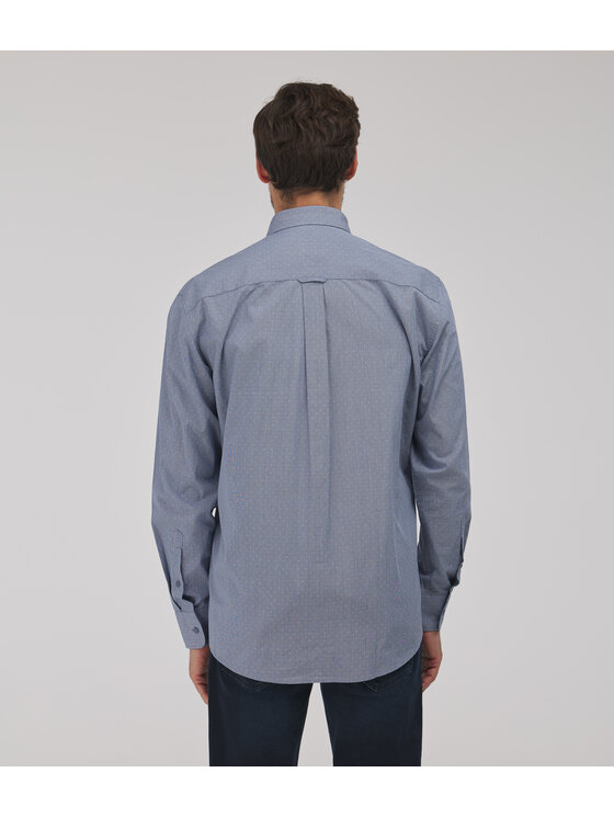 Lee Cooper Lee Cooper Koszula jeansowa LLOYD Niebieski Comfort Fit