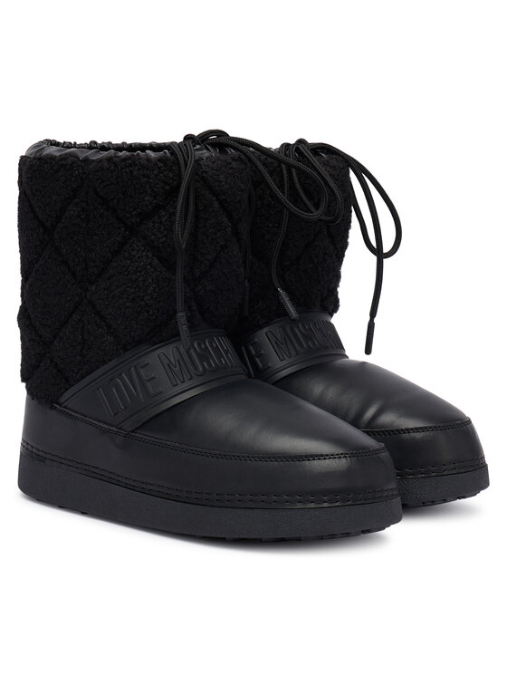 LOVE MOSCHINO LOVE MOSCHINO Апрески JA24422G0NISJ00Bcz Черен