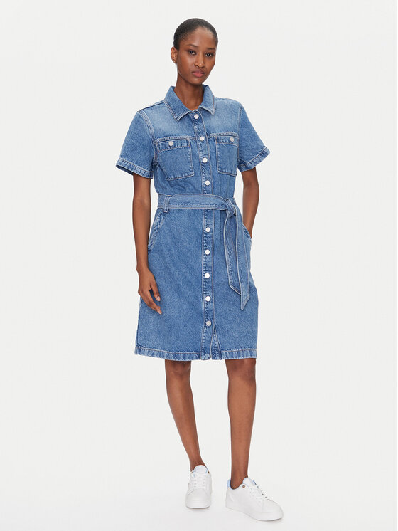 Tommy Hilfiger Tommy Hilfiger Farmer ruha WW0WW44380 Kék Regular Fit